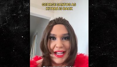 Ousted Congressman George Santos Revives Drag Queen Persona on Cameo