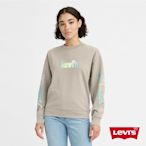 Levis 女款 寬鬆版大學T / 漸層Logo