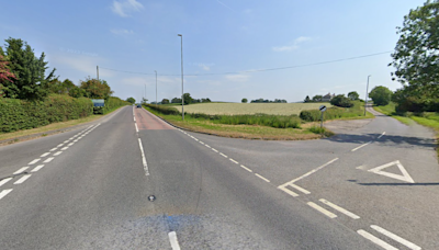 Man dies in hospital after two-car crash
