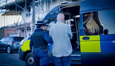 Police arrest 121 ‘thugs and criminals’ after disorder outside Downing Street