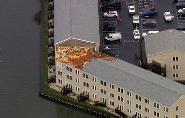 Storm tears roof off Ocean City condo
