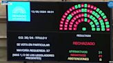 Quiénes fueron los senadores que apoyaron la ley en general, pero luego cambiaron su voto en Ganancias y Bienes Personales