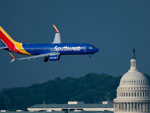 Southwest plane in terrifying near-miss at Maine airport