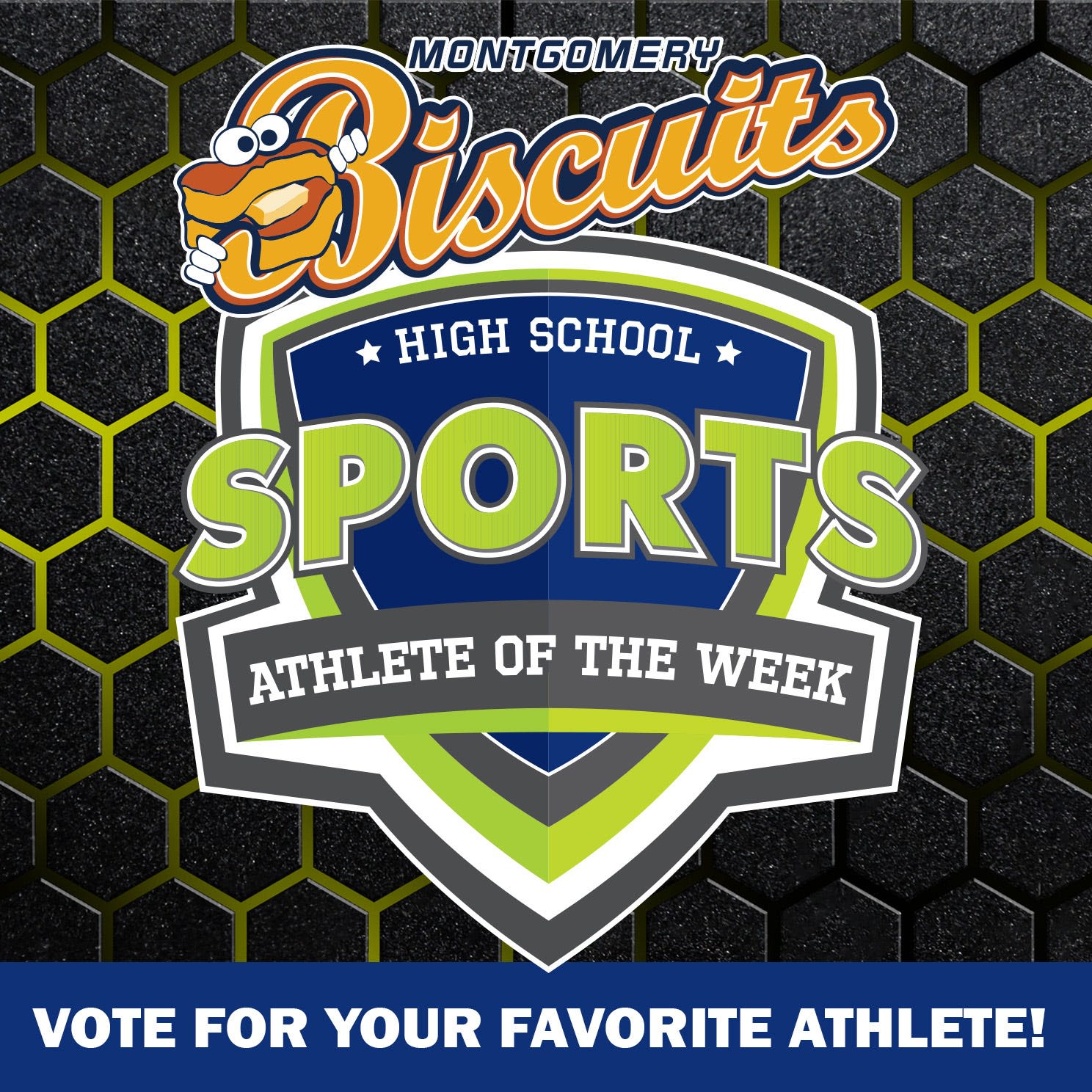 It’s time to vote for your Montgomery Biscuits High School boys and girls athletes of week