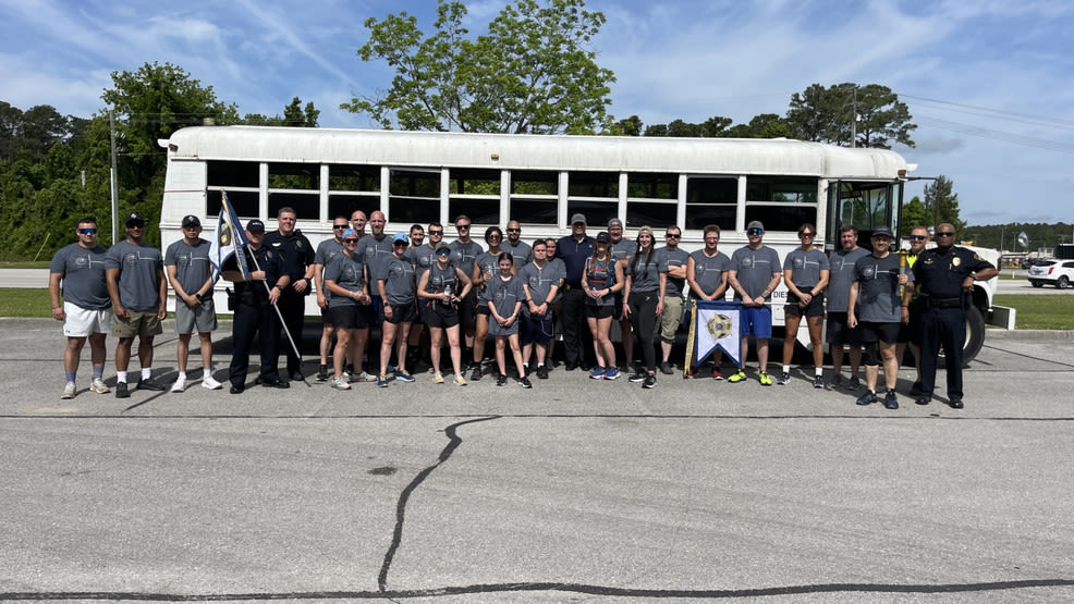 Jacksonville law enforcement supports Special Olympics NC with torch run