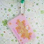 【震撼精品百貨】Hello Kitty 凱蒂貓~KITTY相片名牌鑰匙圈-粉花