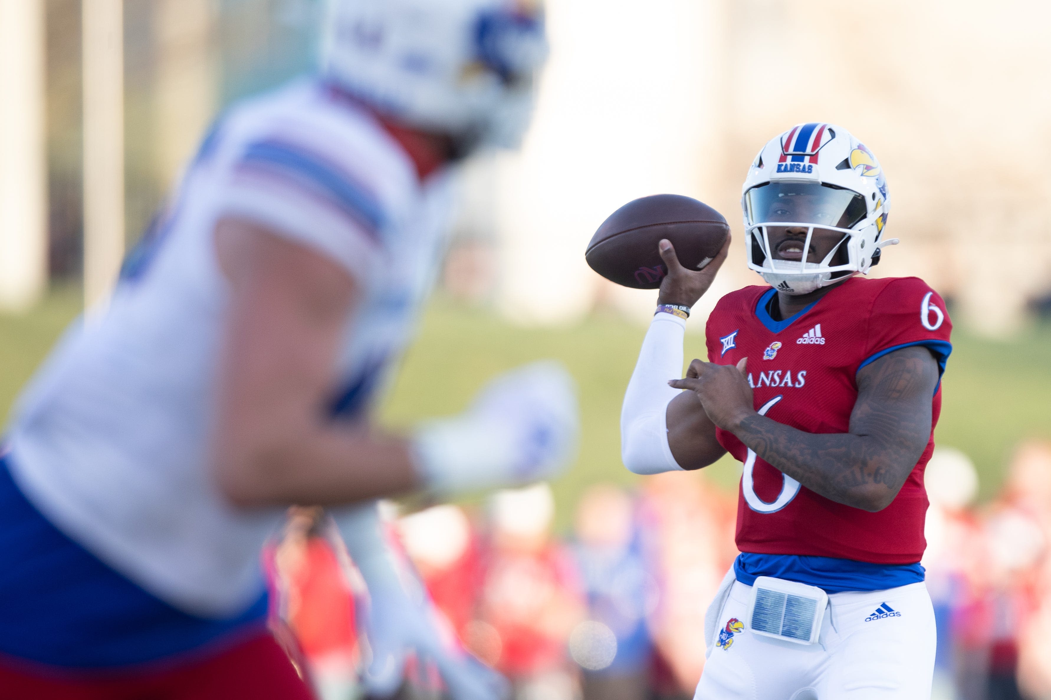 Jalon Daniels provides the twist Kansas football’s new offensive coordinator is bringing