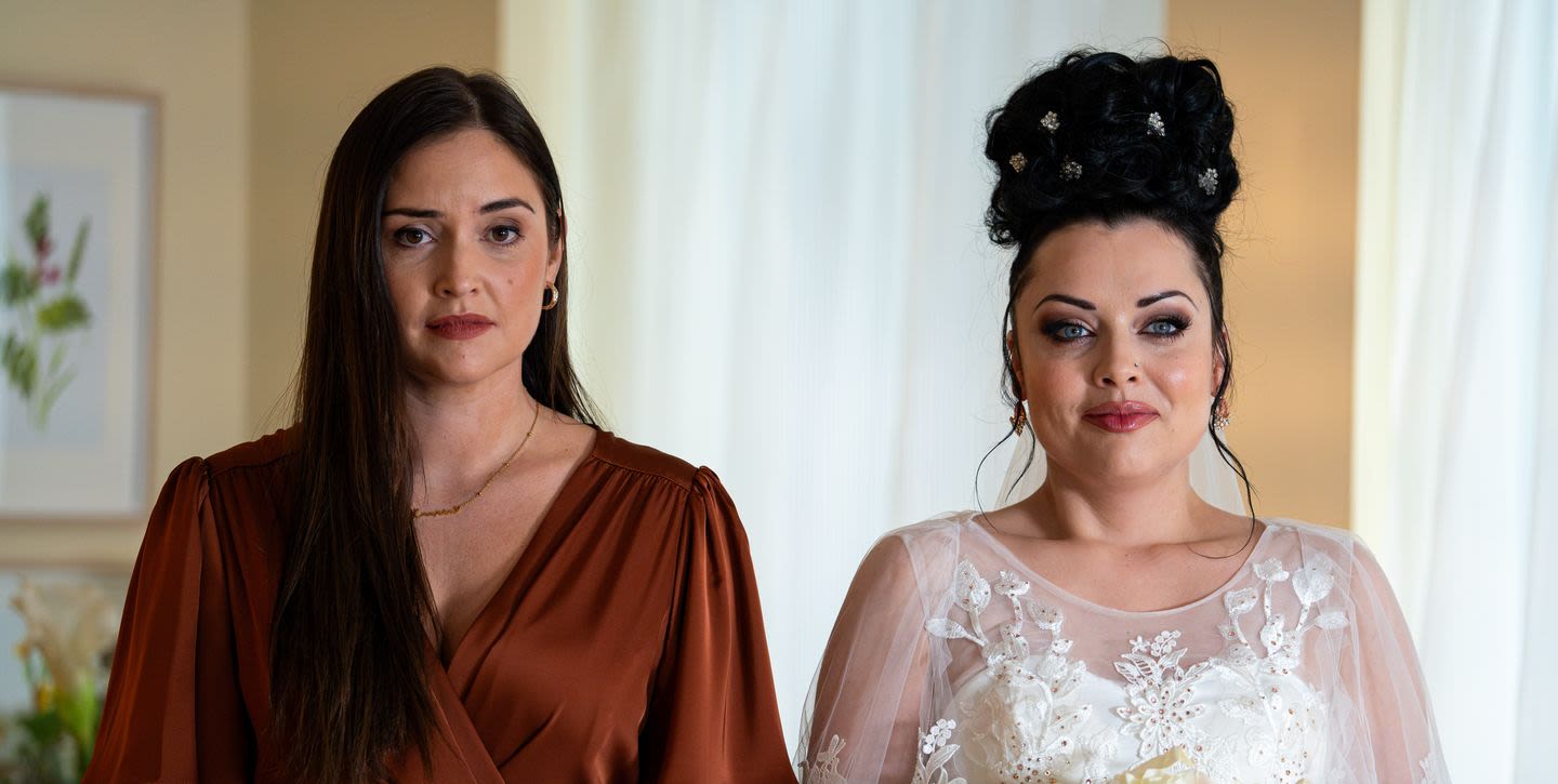 EastEnders offers first look at Whitney and Zack's dramatic wedding