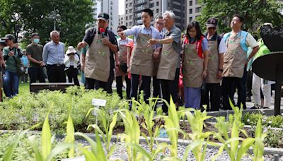 蔣萬安出席象山田園基地綠意生活開箱活動（1） (圖)