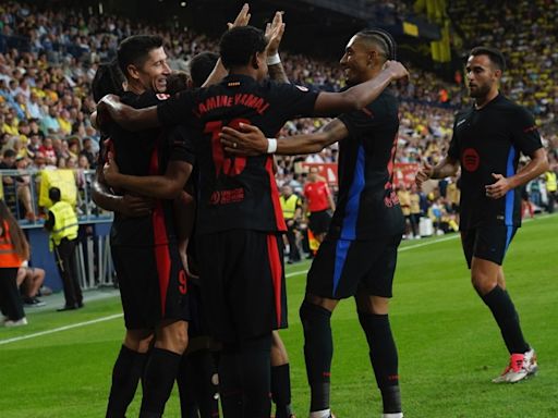 European football roundup: Barca rout Villarreal, AC Milan snap derby losing streak vs Inter