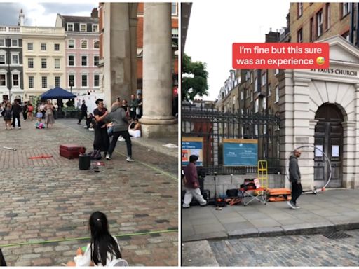 ‘It was an experience’: Singapore circus artist randomly punched by stranger while busking at London’s Covent Garden