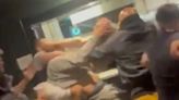 Fight night brawl sees chairs and plates thrown across pub