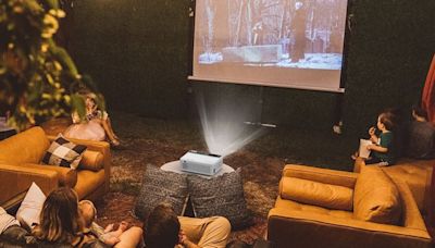 Reviewers And Tech Experts Alike Endorse This Projector For Backyard Theater — And It's Under $60