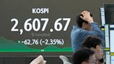 Stock market today: Asian shares track Wall Street slump triggered by strong US spending data