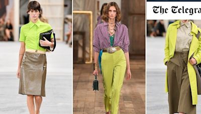 How a splash of slimy ‘brat’ green could instantly modernise your look