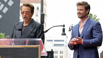 Robert Downey Jr. Roasts Chris Hemsworth as the 'Second-Best Chris' in Funny Walk of Fame Tribute