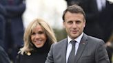 PHOTOS Brigitte Macron, supportrice stylée pour le président, rare baiser en public pour le couple !