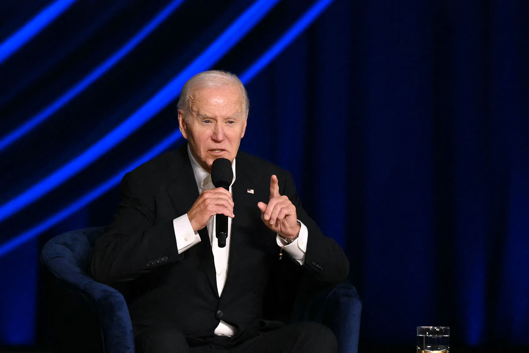 Biden says Trump would pick more Supreme Court justices who like "flying flags upside down"