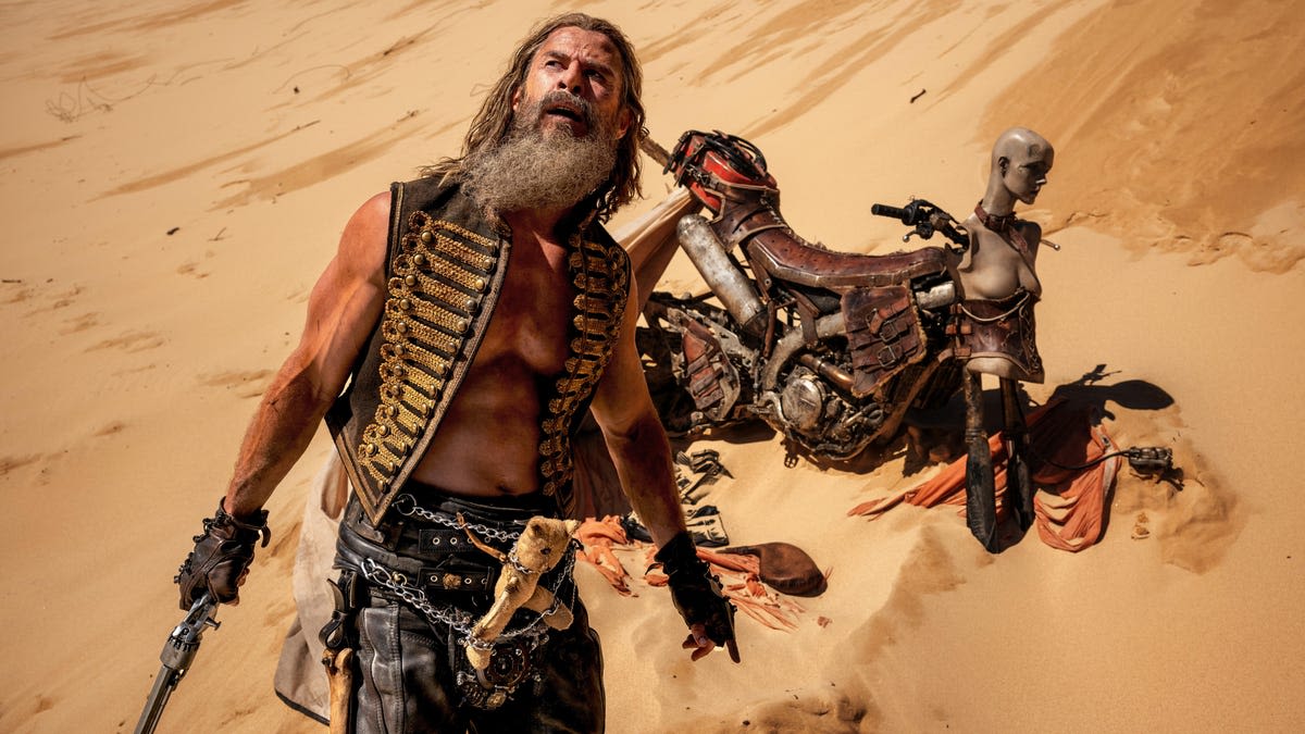 Chris Hemsworth was glad to leave his hero persona behind for Furiosa