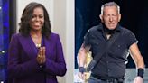 Watch Michelle Obama sing backup — and play tambourine! — for Bruce Springsteen at a concert in Spain