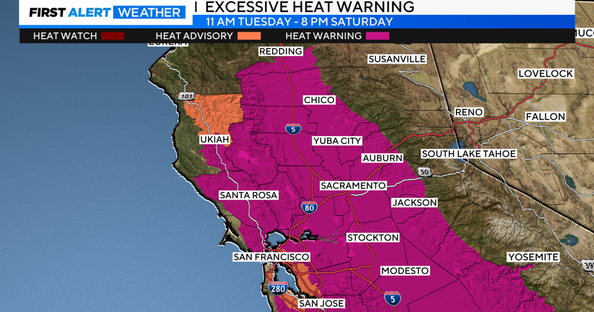 Extreme to major heat risk possible across Northern California during holiday heat wave