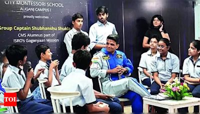 Astronaut lands at alma mater, shares his space odyssey | Lucknow News - Times of India