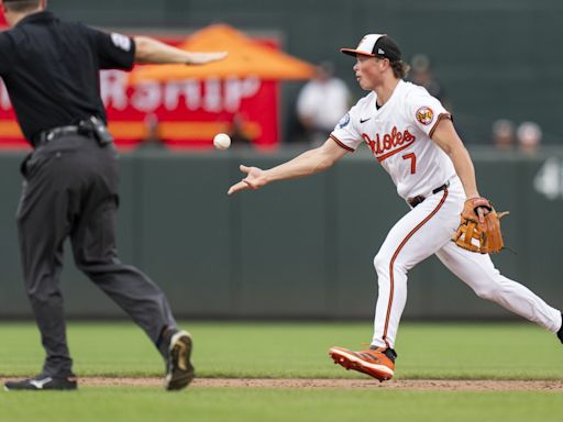 Top-ranked prospect Jackson Holliday hits grand slam in 1st game back from the minors