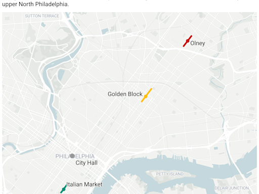 I analyzed 3,356 signs to see how language use is changing in three Latino neighborhoods in Philly