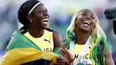 Shelly-Ann Fraser-Pryce Affectionately Fixed Teammate Shericka Jackson's Crown