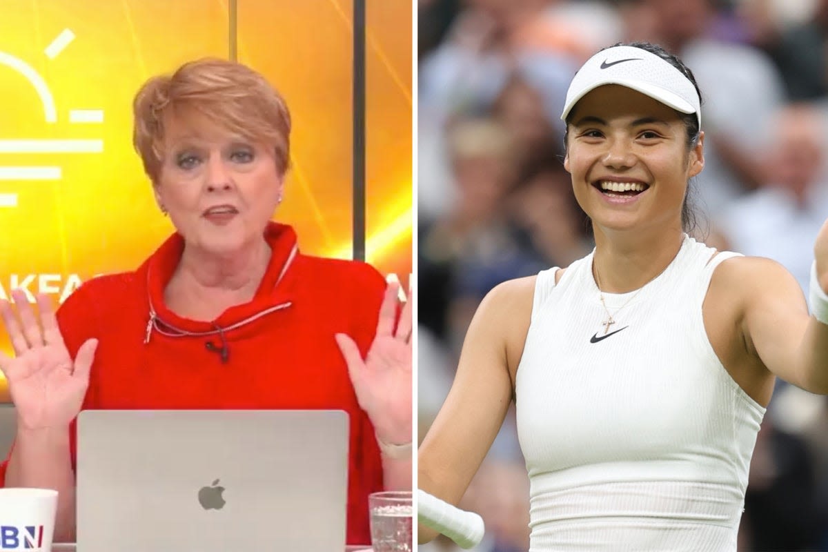 TV presenter Anne Diamond criticised over ‘unforgivable’ Emma Raducanu remark