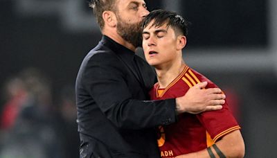 El piropo de De Rossi a Dybala en la previa de Roma - Juventus