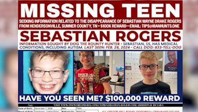 Bounty hunter Duane ‘Dog’ Chapman joins search for Sebastian Rogers, raising reward for info to $100K