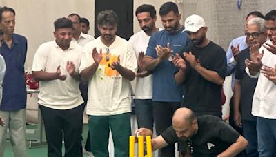 Mumbai Cricket Association begins levelling all club grounds; Top cricketers Rahane, Shardul address youngsters at start of preparatory camp