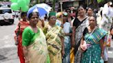 Women at the forefront in rally praise Chief Minister Mamata Banerjee for welfare schemes