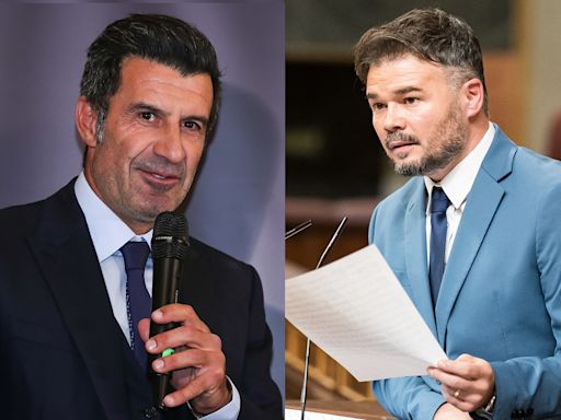 Figo y Rufián se sacuden como nunca tras los resultados en las elecciones catalanas