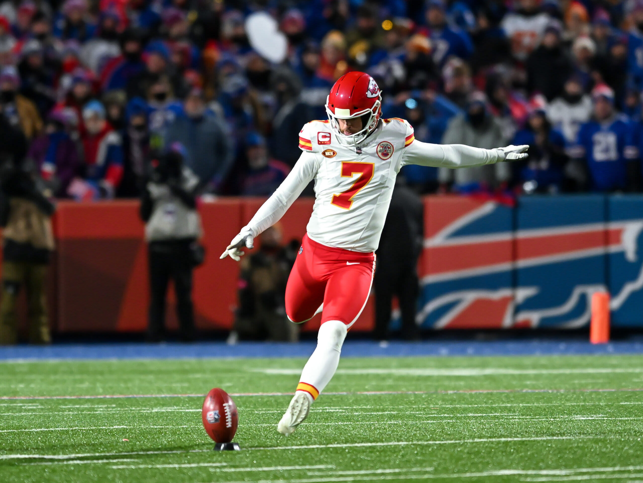 Harrison Butker Out as Chiefs’ Kickoff Specialist? K.C. Considering Changes Due to NFL’s New Kickoff Rule