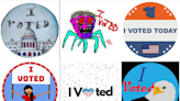 The leading design for this county's 'I Voted' sticker? A 'psychedelic,' 'head with legs'