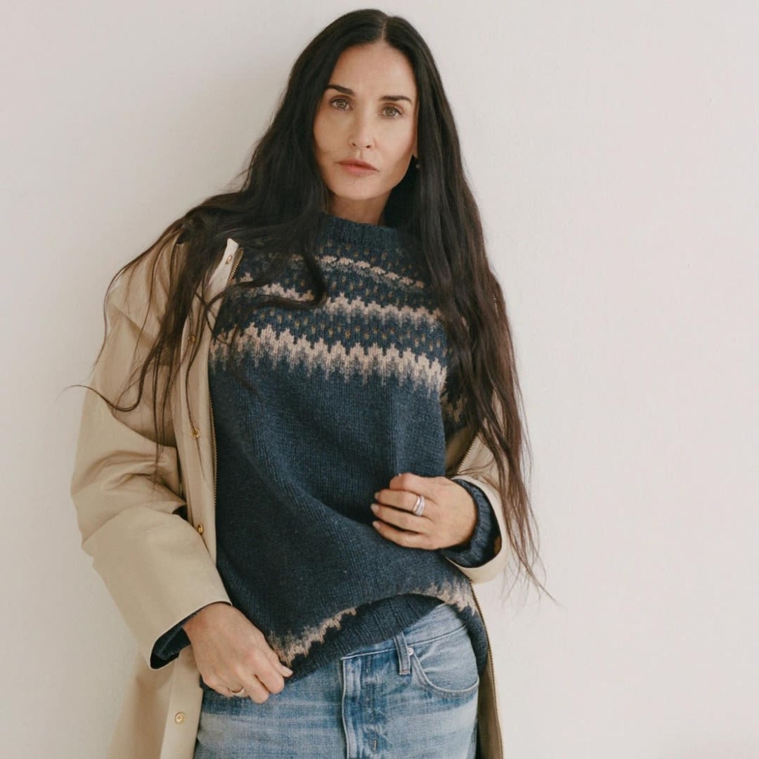 Is Demi Moore as Obsessed With J.Crew's Barn Jacket as We Are? - E! Online