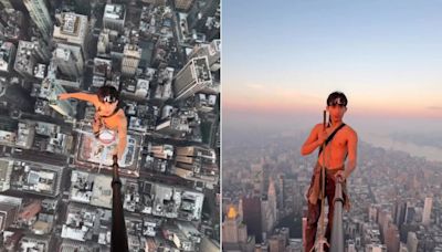 Man's Jaw-Dropping Video From Empire State Building's Antenna Stuns Internet