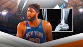 Emotional Mitchell Robinson shares NSFW reaction to brutal Knicks injury update