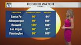 Near-Record Heat around New Mexico Thursday