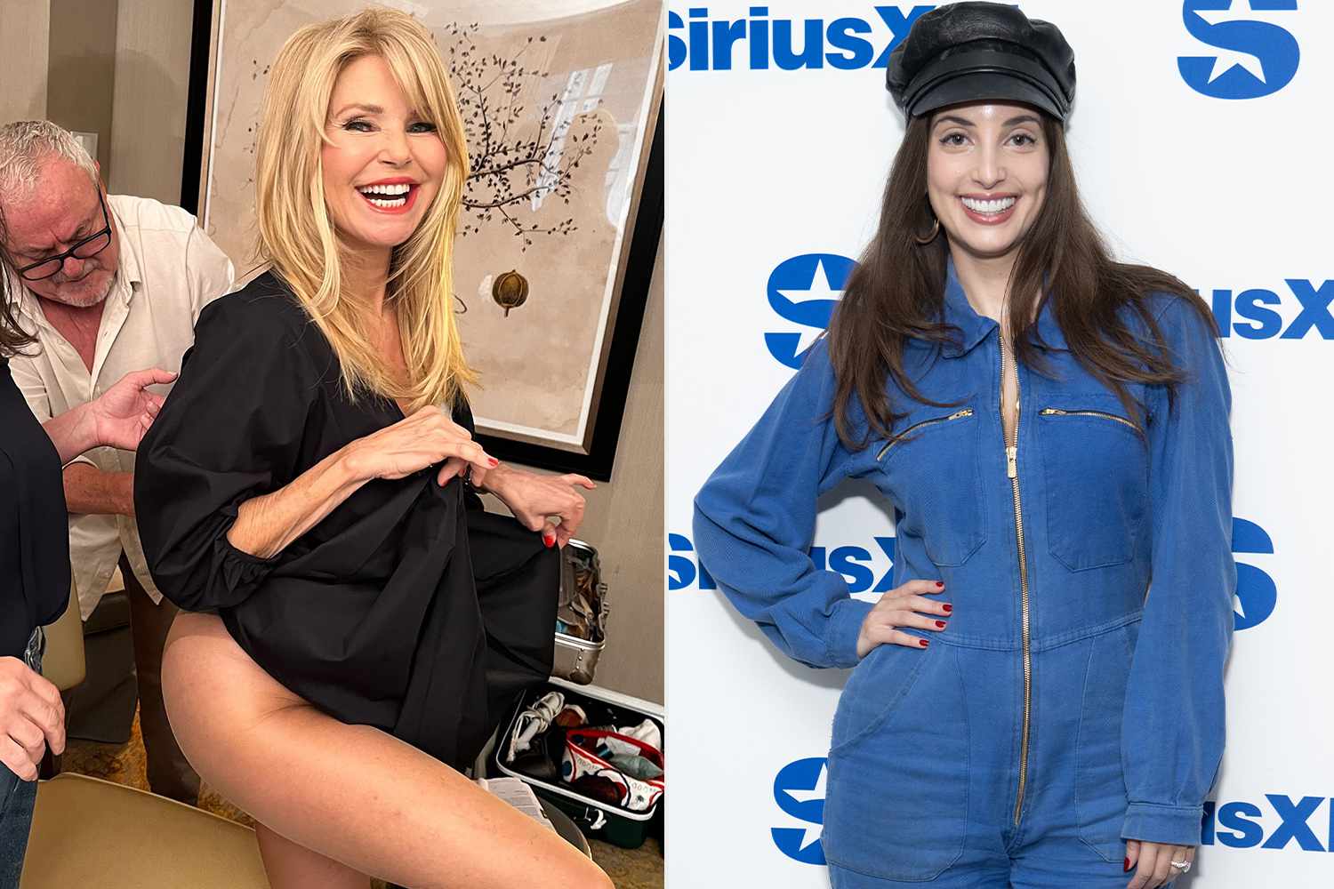 Christie Brinkley Shares Risqué Photos Mid-Wardrobe 'Touch Up' — and Daughter Alexa Ray Joel Reacts!