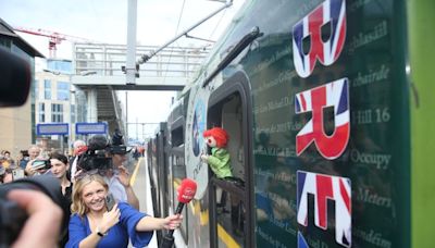 From Bosco to Brexit, the Dart celebrates 40th birthday with specially designed carriages