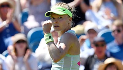 Eastbourne International: Harriet Dart sets up Elena Rybakina clash after hard-fought Marie Bouzkova win - Eurosport