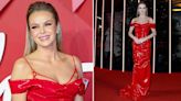 Amanda Holden dons devilish red as she's joined by daughter at The Fashion Awards