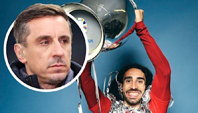 Marc Cucurella delivers brutal takedown on critical Gary Neville after Spain win Euro 2024