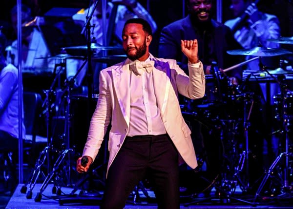 Concert Photos: John Legend's Storm-Shortened Concert With the Cleveland Orchestra at Blossom