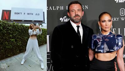 Jennifer Lopez makes bold statement with Netflix billboard amid Ben Affleck split rumours