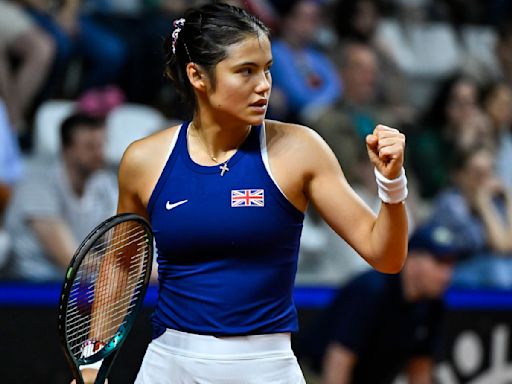 Emma Raducanu named in strong Great Britain Billie Jean King Cup team, Katie Boulter and Heather Watson also included - Eurosport