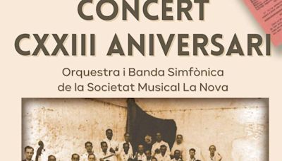 La Música Nova de Xàtiva celebra el 123 aniversario con un concierto